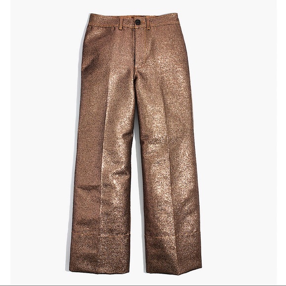 NWT Madewell High Rise Emmett Wide Leg Crop Pants - Picture 8 of 8